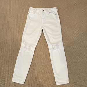 Cello White Distressed Skinny Jeans